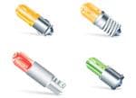 VCC T-1 3/4 Sub-Miniature Flange LED Replacement Lamps