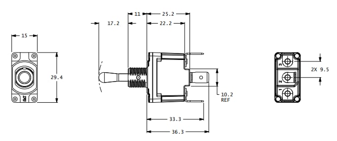 Chart - C&K Switches PT Sealed Power Toggle Switches