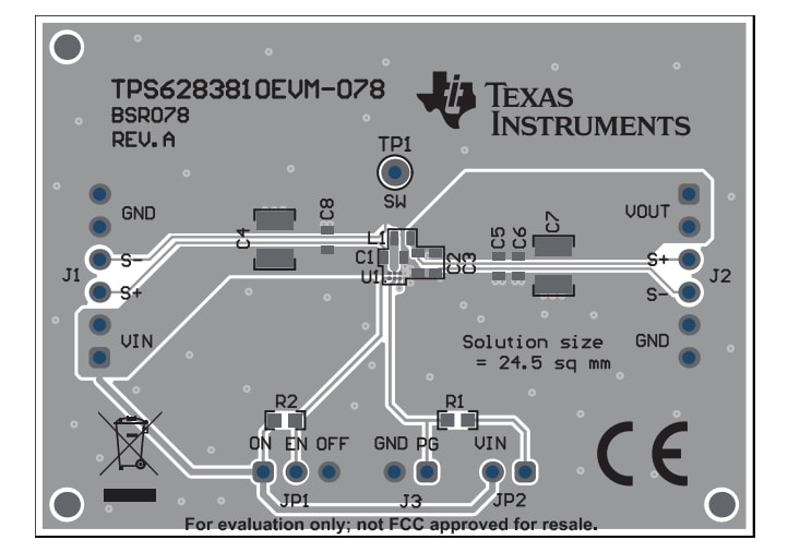 Location Circuit - Texas Instruments TPS6283810EVM-078 Evaluation Module