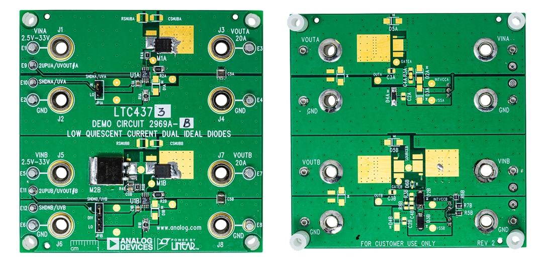 Analog Devices Inc. LTC4372/LTC4373 Demo Boards DC2969A-A/B