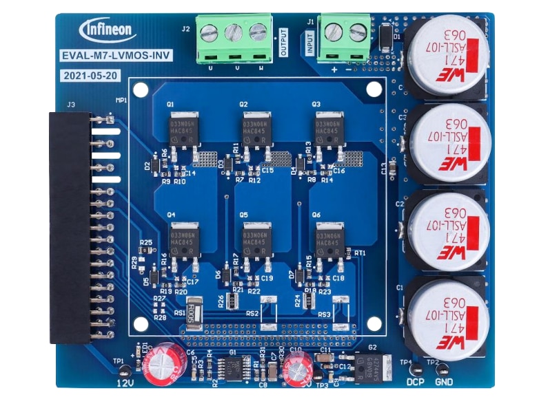Infineon Technologies EVAL-M7-LVMOS-INV Evaluation Power Board