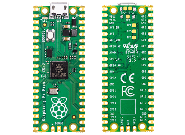 Pico/Pico H/Pico W RP2040-Based MCU Boards - Raspberry Pi | Mouser