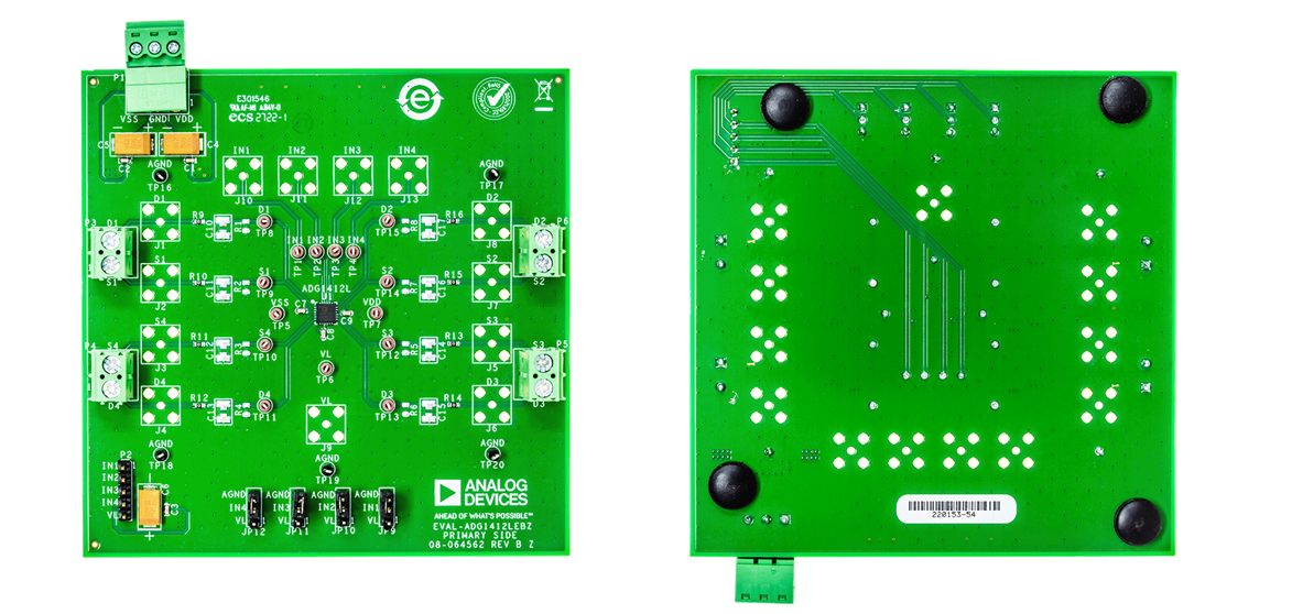 Analog Devices Inc. EVAL-ADG1412LEBZ Evaluation Board
