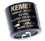 KEMET ALC10 Series Snap-In Aluminum Electrolytic Capacitors KEMET ALC10 Series Snap-In Aluminum Electrolytic Capacitors