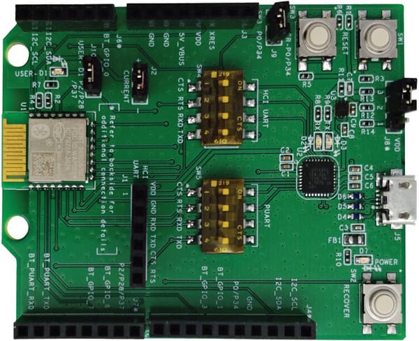 Cypress Semiconductor EZ-BT WICED Dual-mode Module Evaluation Board