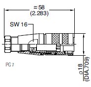 Amphenol-Tuchel C091D Circular Female Connectors Diagram