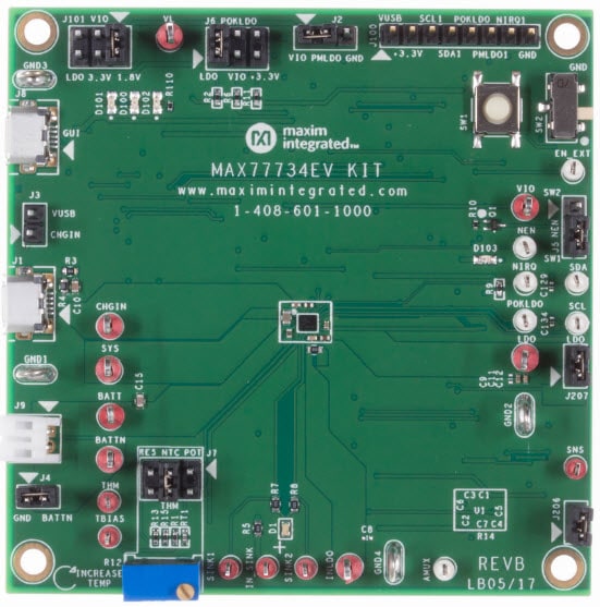 Maxim Integrated MAX77734 Evaluation Kit