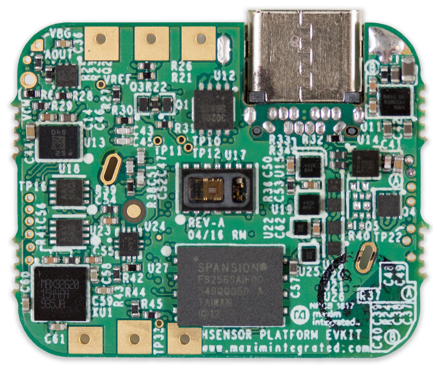 Maxim MAXREFDES100# Health Sensor Platform