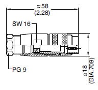 Amphenol-Tuchel C091D Circular Male Connectors Diagram