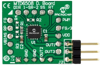 MTD6508 Demonstration Daughter Board (ADM00631)