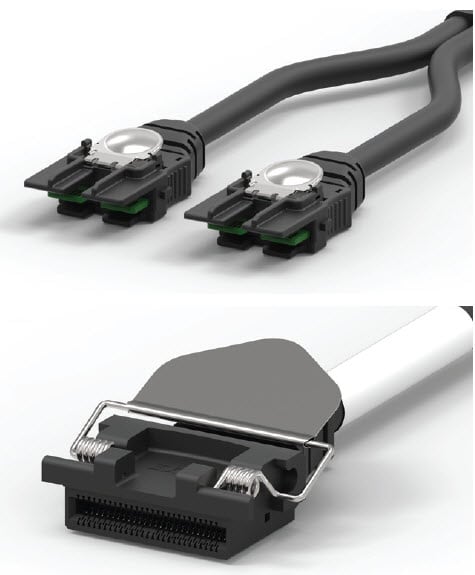 TE Connectivity Chipconnect Internal Faceplate-to-Processor Cable Assemblies