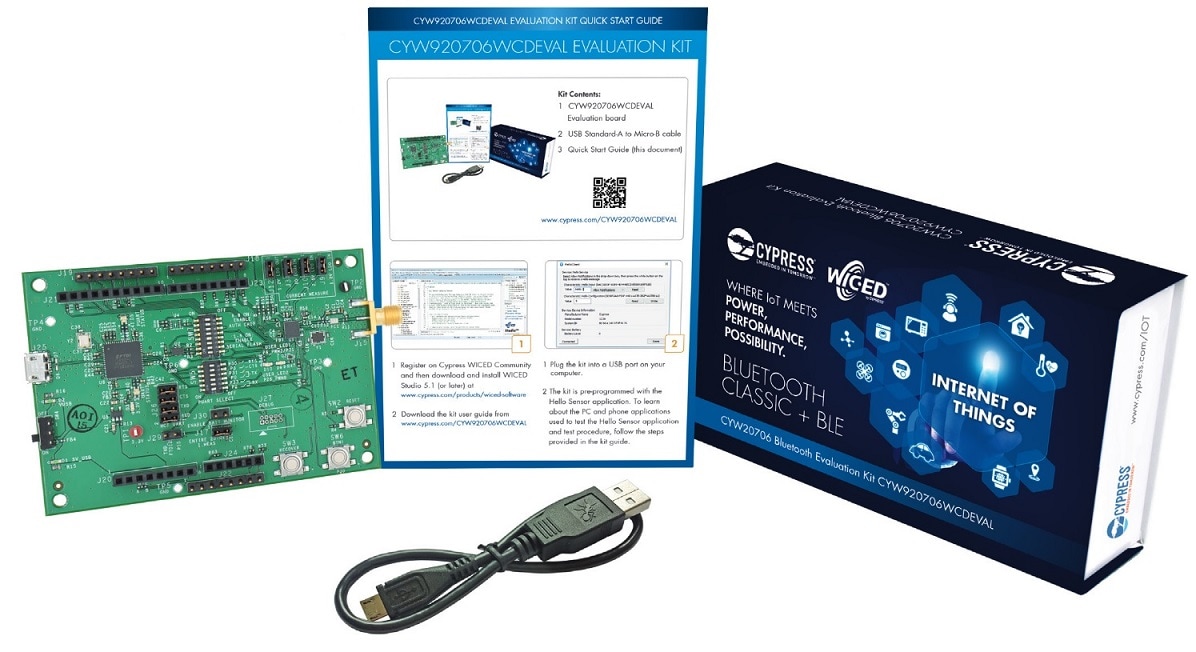 Cypress Semiconductor WICED™ CYW920706 Evaluation Kit