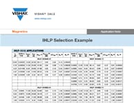 應用筆記：IHLP選擇示例
