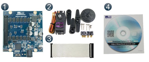 Servo Motor Kit Contents